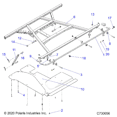 BODY, BOX, MOUNTING - R21RRK99A9/AP/AW/B9/BP/BW (C730056)