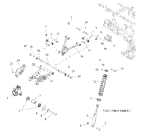 SUSPENSION, REAR - A10MH50AJ/AX/AZ (49ATVSUSPRR08SP500)
