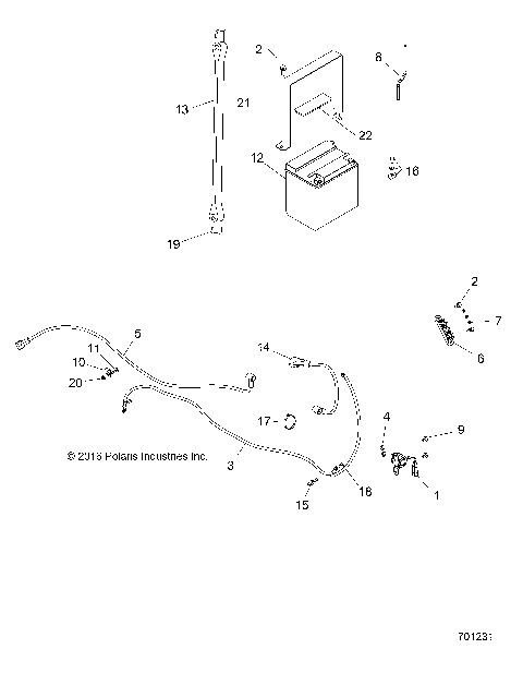 ELECTRICAL, BATTERY - R18RNA57B1/B9/EBV (701231)