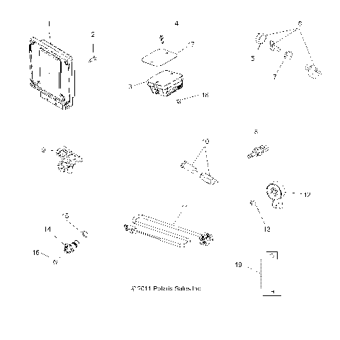 ELECTRICAL, SWITCHES, SENSORS, ECU and CONTROL MODULES - A13DN5EFL (49ATVSWITCHES12SPTRGEPS550I)