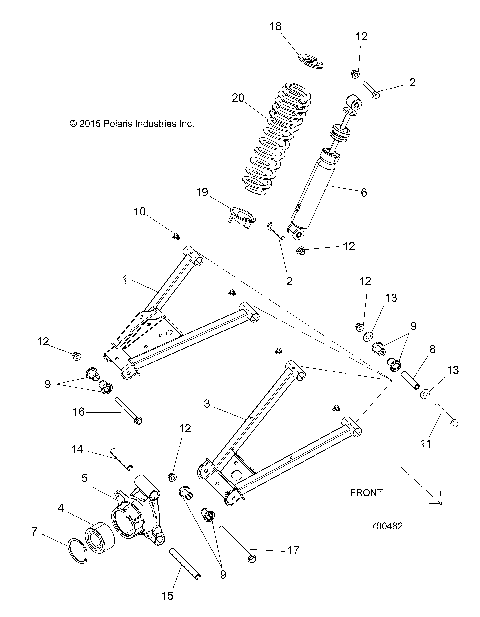 SUSPENSION, REAR - R16RCA57A1/A4/B1/B4 (700482)