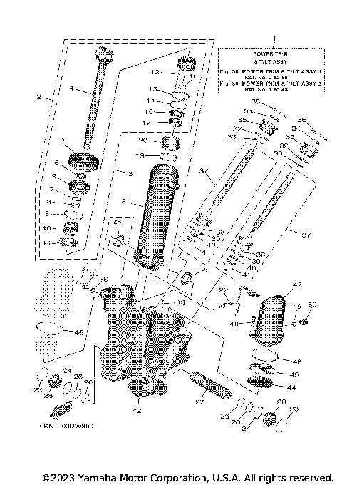 POWER TRIM TILT ASSY 1