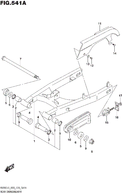REAR SWINGINGARM