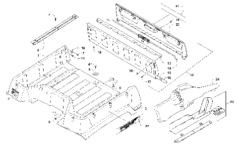 CARGO BOX AND TAILGATE ASSEMBLY [301298]