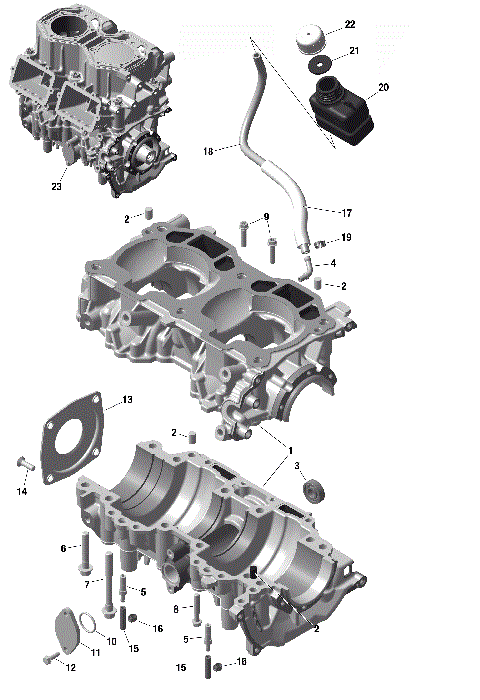 01- ROTAX - Crankcase