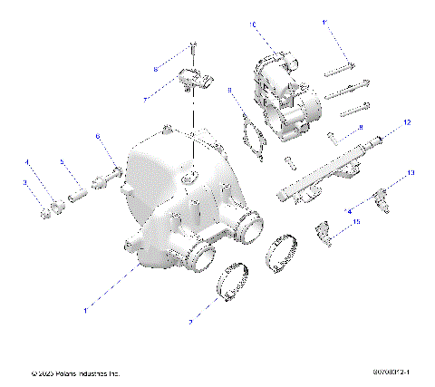 ENGINE, AIR INTAKE MANIFOLD