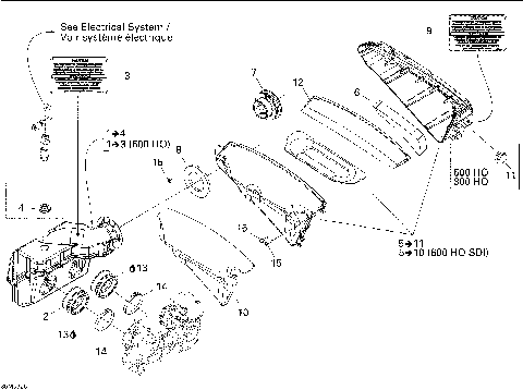 02- Air Intake System 500 SS