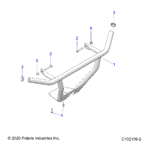 BODY, BUMPER, FRONT - A20HZB15A2/B2 (C102109-2)