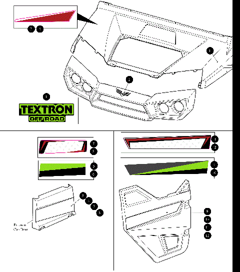 HOODDOOR DECALS [302437]