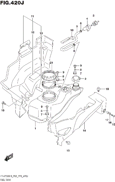 FUEL TANK (LT-A750XPZL9 P33)