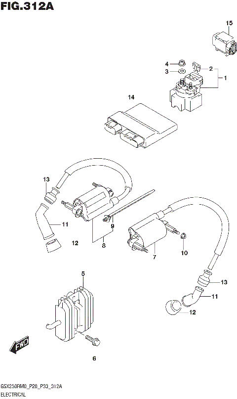 ELECTRICAL (GSX250RM0 P28)