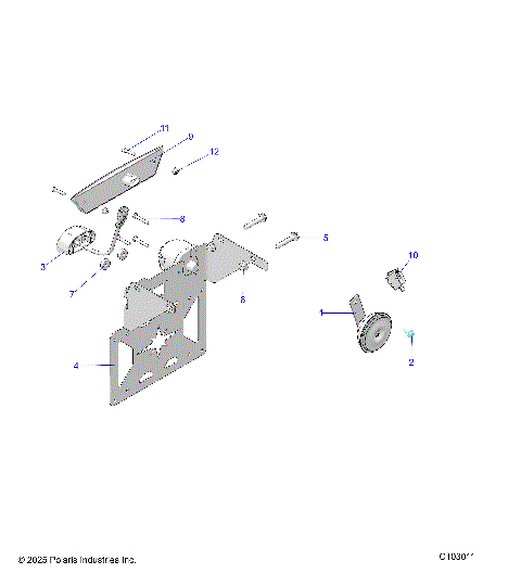 ELECTRICAL, HORN, FOG LIGHT,and LICENSE PLATE LIGHT - A26SEE57C9/E9 (C103011)