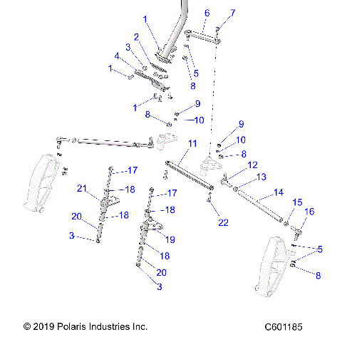STEERING, LOWER - S20CFF5BSL/BEL (C601185)