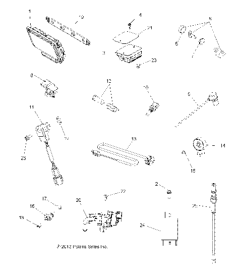 ELECTRICAL, SWITCHES, SENSORS, ECU and CONTROL MODULES - A14ZN8EFP (49ATVSWITCHES14SP850F)