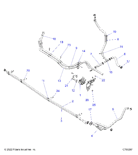 ENGINE, COOLING ROUTING MANIFOLD - Z23R4D92AK/AS/BK/BS (C703287)