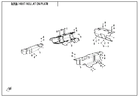 HEAT INSULATION PLATE