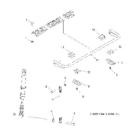 TORSION BAR - A07GP52AA/AB (49ATVTORSIONOUTLAW)