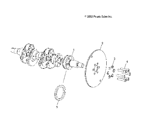 FLYWHEEL - W045305CA/IA/CB/IB/IE/CC/IC/CD/ID/IF (4990579057C02)