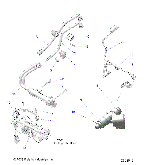 FUEL SYSTEM, RAIL, LINES and THROTTLE BODY - S26TGG9BS/9BEL (C603048)