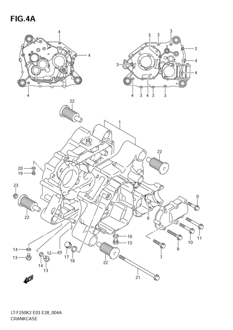 CRANKCASE (MODEL K3/K4/K5/K6)