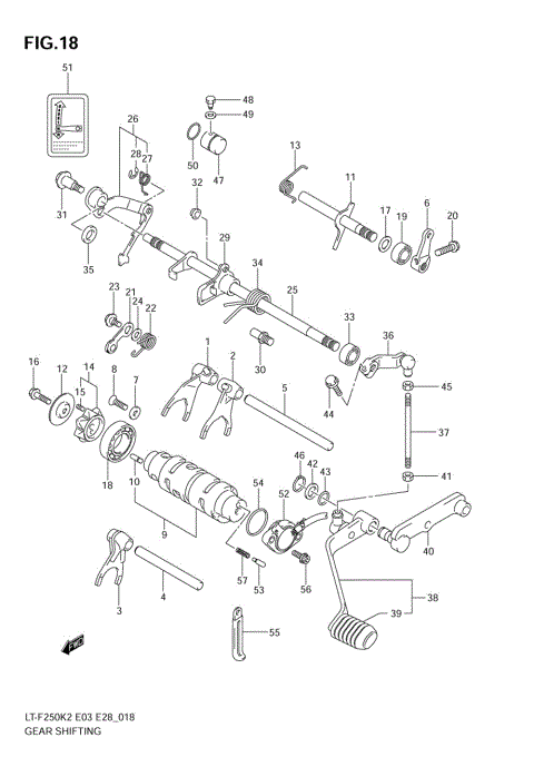 GEAR SHIFTING (MODEL K2)