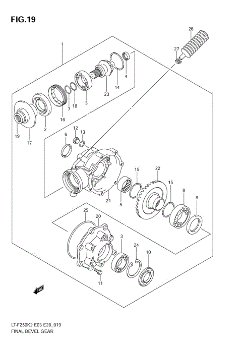 FINAL BEVEL GEAR (NOTE)