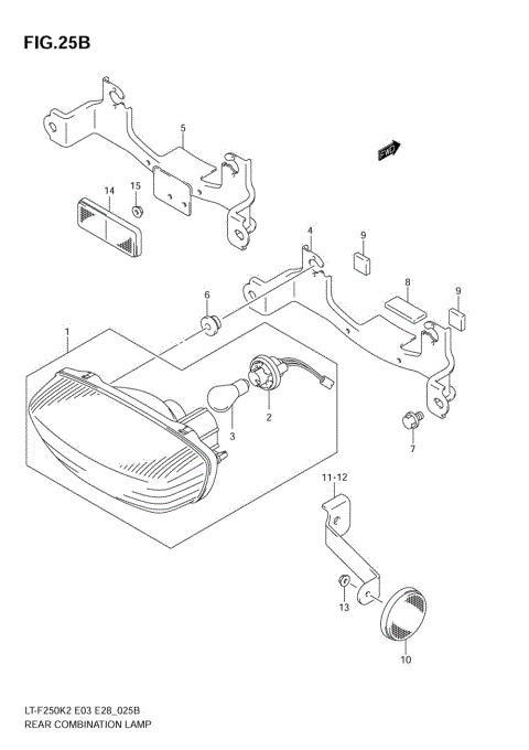 REAR COMBINATION (MODEL K5/K6)