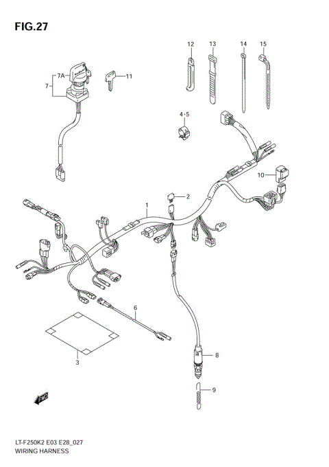 WIRING HARNESS (MODEL K2/K3/K4)