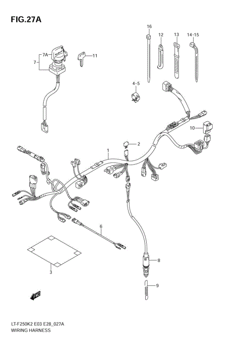 WIRING HARNESS (MODEL K5/K6)