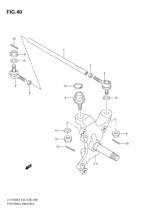 STEERING KNUCKLE (MODEL K2/K3)