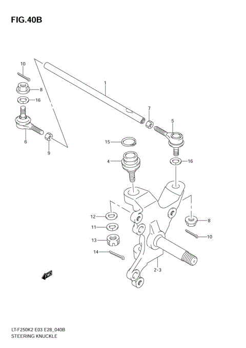 STEERING KNUCKLE (MODEL K5/K6)