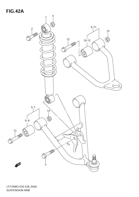 SUSPENSION ARM (MODEL K5/K6)