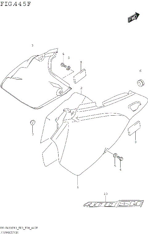 FRAME COVER (DR-Z400SMM3 E33)