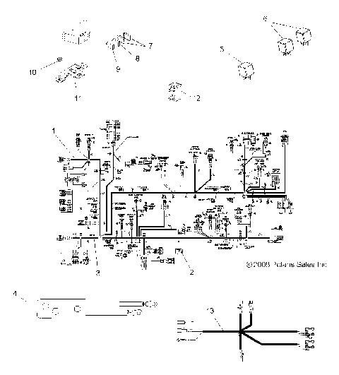 ELECTRICAL, HARNESSES - A08MN76AF/AL/AQ/AR/AS/AT/AX (49ATVHARNESS08SP800)