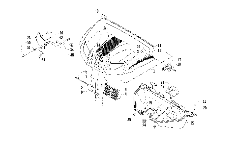 HOOD AND HEADLIGHT ASSEMBLY [93985]