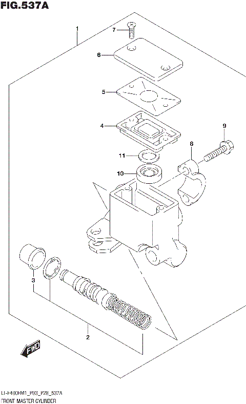 FRONT MASTER CYLINDER