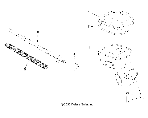 STEERING, CONTROLS and THROTTLE - A08DN76FC (49ATVCONTROLS08X2500QUAD)