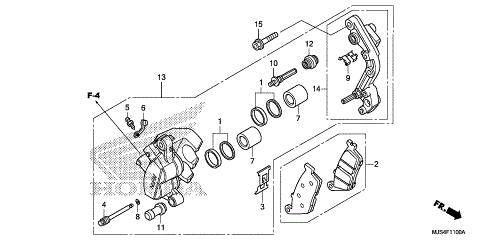 FRONT BRAKE CALIPER (1)