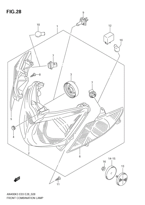FRONT COMBINATION LAMP
