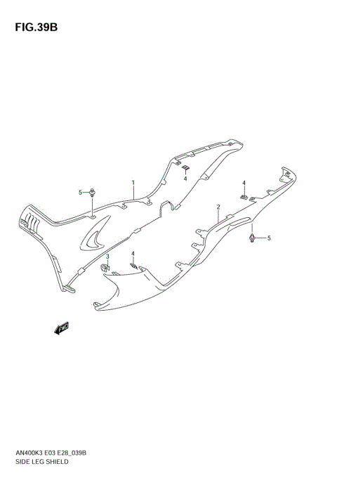 SIDE LEG SHIELD (AN400SK5/SK6)