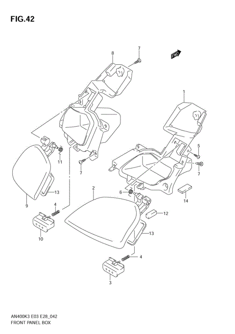FRONT PANEL BOX (MODEL K3)
