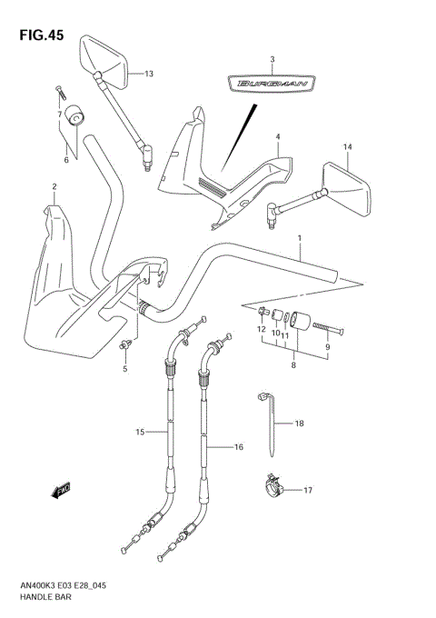 HANDLEBAR (MODEL K3)