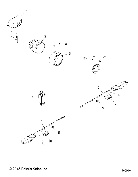 ELECTRICAL, LICENSE PLATE - R16RMA57F1/N1/EFH/SF1/2N1 (700540)