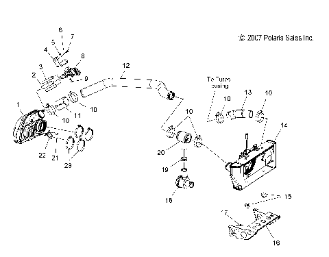 ENGINE, COOLER, INTER - S08PY7FS/FE (49SNOWCOOLER08IQTRBO)