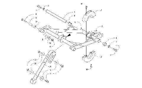REAR SUSPENSION FRONT ARM ASSEMBLY [105237]