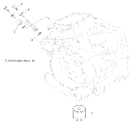 ENGINE, OIL FILTER - A14TN55FA (49ATVOILFILTER09SPXP550)