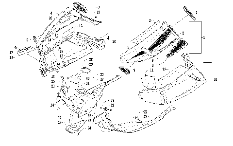 SKID PLATE AND SIDE PANEL ASSEMBLY [94639]