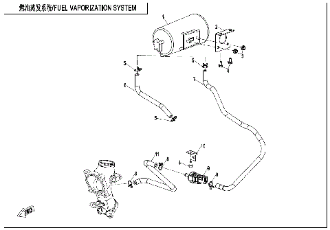 FUEL EVAPORATION SYSTEM