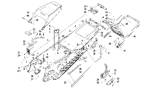 TUNNEL, REAR BUMPER, AND SNOWFLAP ASSEMBLY [99683]
