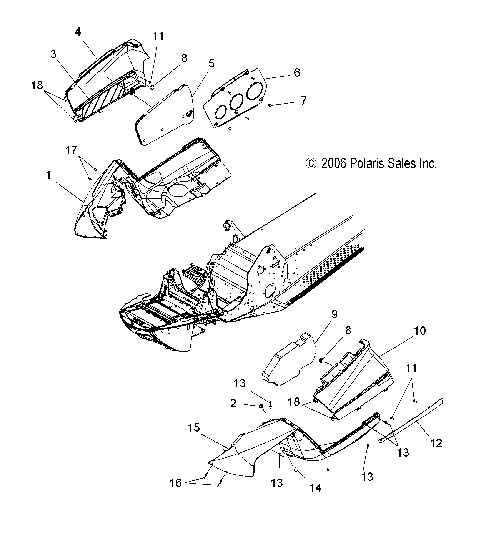 FENDERS and SIDE PANELS - S07PC7JS/JE (49SNOWFENDERS07DRGN)